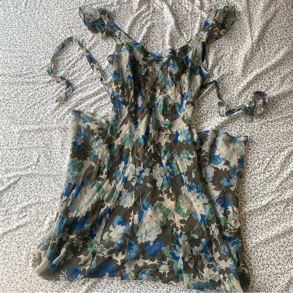 NWT Realisation Par Lila dress in the Blue Hydrangea print